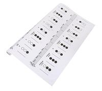 Mikinona Poster Con Accordi Musicali Per Tromba E Note Per Esercitarsi