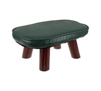 Mikinona Pouf poggiapiedi con gambe: piccolo pouf poggiapiedi alto 5,5" con cuscino spesso, sgabello imbottito per soggiorno, camera da letto, ingresso, divano, ufficio