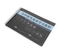 Mikinona Quaderno da colorare manicure dito pratica unghie per nail art UV unghie dei piedi di pratica della mano delle unghie Documento di pratica della scrittura a mano carta