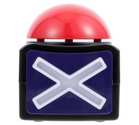 Mikinona Scatola Sonora Elettronica Buzzer Risposta al Gioco Pulsante Audio Luce e Suono per Feste e Quiz, Dispositivo di Competizione Portatile in Plastica Resistente Senza Batteria