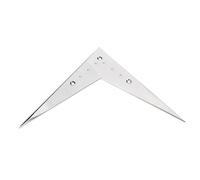 Mikinona Scheda a Forma Di V. Cordiera Del Ponte Volante Chitarra Volare Coda Cordiera a Sella Cordiera a Ponte a 6 Corde Cromo Volando Vee Tremolo Cordiera Silver