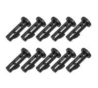 Mikinona Set 10 Pezzi Perni per Cerniera Contenitori Spazzatura 240L in Plastica Blocco Coperchio per Contenitori Esterni Ruote Accessori Fermo Contenitore per Raccolta Differenziata e