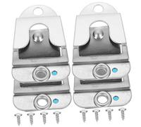 Mikinona Set 4 Pezzi Ganci per Radio Cb con Viti, Clip per Gancio Microfono, Supporto per Microfono Radioamatori Compatibile Gm950 Gm300, Accessori per Radio Cb Veicolari