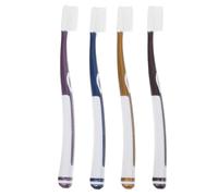 Mikinona Set 4 Testine di Ricambio per Spazzolino da Denti Nano, Setole Morbide in Silicone per Adulti, Strumenti per Pulizia dei Denti Domestica e Portatile