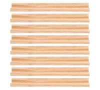 Mikinona Set 8 Pezzi Supporti in Legno per Domino Fai da Te Design Naturale, Organizer per Lettere e Espositore per Piccole Opere D'arte per Tavoli da Comodino