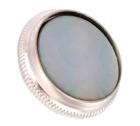 Mikinona Set di 3 Pulsanti a Pressione per Pistone Tromba in Rame Argento, Sostituzione per Accessori Strumenti Musicali, Design Compatto per Performance Ottimali