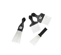 Mikinona Set Di 4 Pettini Per Con Denti A Coda Di Topo in Filo D'acciaio Strumento Per Parrucchieri Accessorio Per Barbiere