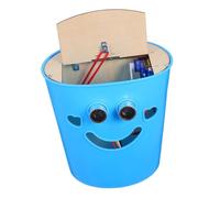 Mikinona Set di materiali fai-da-te per cestino rifiuti intelligente con sensore di apertura e chiusura automatica per progetti STEM e invenzioni creative, gioco educativo per studenti