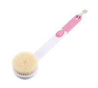 Mikinona Spazzola da Bagno Esfoliante Manico per Schiena Realizzata in Abs e Nylon Rimuove Polvere e Sebo in Eccesso per Famiglia e Piedi