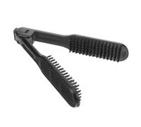 Mikinona Spazzola Lisciante Per Pinza Pettine Lisciante Doppio Faccia Realizzato Setole Ergonomico e Portatile Per Quotidiano e Viaggi