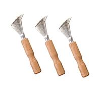 Mikinona Spazzola Per Con Impugnatura Ergonomica 3 Pezzi Spazzola Per La Pulizia Dei Pettini Pettine in Legno Strumento Per La Rimozione Dei Dimensioni Compatte