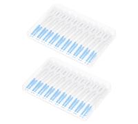 Mikinona Spazzolini Interdentali Professionali per Igiene Orale 80 Pezzi, Pulitori per Spazi i Denti Set 2 Confezioni, Materiali Durevoli, Leggeri e Portatili per Uso Quotidiano e Viaggi