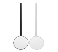 Mikinona Specchio Rotondo per Ciglia 2 Pezzi Portatile e Tascabile Ingrandimento ad Alta Definizione per Controllo Extension Ciglia Strumenti Professionali per Trucco e Cura
