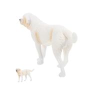 Mikinona Statua Cane Decorativa in Plastica Realistica Figura di Cane in Piedi per Decorazione Casa Ufficio e Paesaggio in Miniatura Ornamento Animale Adatto per Ragazzi e Ragazze