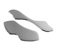 Mikinona Strumenti Forme a Labbra e Alette 2 Pezzi per Massaggio Facciale Gua Sha in Acciaio Inossidabile per Profilo Viso Migliorato e Effetto di Freschezza, per Casa e Viaggio