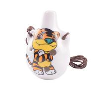 Mikinona Strumento Musicale A Forma Di Ocarina Con Motivo A Animali Dello Zodiaco Flauto in Ceramica Ornamento Da Tavolo Ideale Per Tutte Le Età