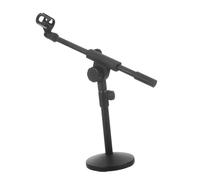 Mikinona Supporto Microfono da Tavolo Regolabile con Base in Metallo Pesante Stand Mic Desktop Stabile per Cantare e Conferenze Risparmio Spazio Materiali Resistenti per Podcast e Musica