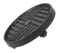 Mikinona Supporto per Piante con Ruote Tondo, Base Vaso Spessa Nera | Plastico Resistente All'usura, Protegge Pavimento, per Balcone e Giardino, Pratico per Vasi