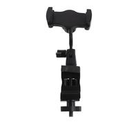 Mikinona Supporto per telefono con morsetto per asta microfonica - Supporto per telefono con morsetto per asta per microfono, chitarra, batteria - antiscivolo per smartphone per musicisti