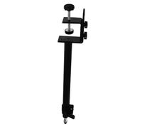 Mikinona Supporto Telescopico in Alluminio Regolabile per Fotocamera e Luce Video Tavolo Montaggio per Ring Light e Smartphone per Streaming e Registrazioni