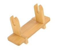 Mikinona Taglierini in Bambù Multifunzionale Supporto da Cucina Resistente con Design e Angoli Smussati Organizer Utensili per Pulito e Ordinato