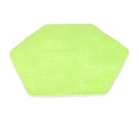 Mikinona Tappeto Esagonale Gioco Bimbi in Velluto Verde Chiaro