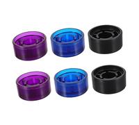 Mikinona Tappi Per Controlli Per Chitarra Elettrica in Plastica, Copri-controllo Per Chitarra, Set Da 6 Pezzi Colorati Per Protezione Degli Effetti, Accessori Stabili Per Esercizi e Performance