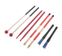 Mikinona Tavolozza Sonora Diversificata Spazzole per Batteria Jazz Spazzole per Batteria in Nylon Blu Consentono Variazioni Sonore Espressive per Jazz Blues e Suonare Generi