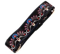 Mikinona Tracolla Banjo Regolabile Cinturino Vintage Resistente Anti-strappo per Banjo Chitarra e Ukulele Cinghia Leggera con Capacità di Carico e Comfort per Spalle e Schiena