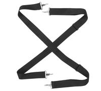 Mikinona Tracolla Rullante Regolabile Doppia Spalla Nera Imbracatura Tamburo Resistente per Marcia Adatta Rullanti Standard Cinghia Percussione Durevole e Confortevole