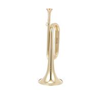 Mikinona Tromba in Ottone Colore Oro Design Creativo, Strumento Musicale per Principianti e Ragazzi, per Apprendere e Suonare a Casa in Ufficio