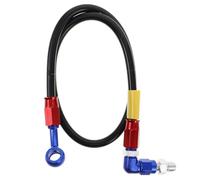 Mikinona Tubo Flessibile per Acciaio Inossidabile Trecciato Nero Compatibile con Atv e Dirt Bike Resistente Al Calore e Alla Corrosione Installazione Facile e Duraturo