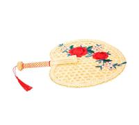 Mikinona Ventaglio Mano per Adulti Ventilatore Portatile Leggero per Feste e Spiaggia Raffreddamento Manuale Decorazione Vintage Cinese