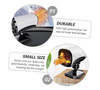 Mikinona Ventilatore Riscaldante Auto Portatile Stufetta Elettrica con Protezione e Rete Rinforzata Riscaldamento Rapido e Funzione Sbrinatore per Interni Veicolo