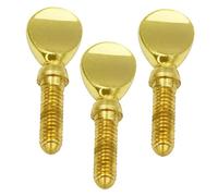 Mikinona Vite Collo Sassofono 3 Pezzi Metallo Dorato Parti di Ricambio Accessori Professionali Strumenti Musicali Sostituzione Fissaggio per Sassofono