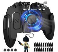 Mikirini Controller di gioco per telefoni cellulari con batteria integrata per PUBG/Call of Duty/Knives out, trigger da gioco per telefoni cellulari L2R2 per iPhone/telefoni Android da 4,5-6,7 pollici