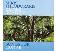 Mikis Theodorakis Songs for Guitar (Rohloff) (CD) Album