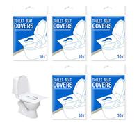 Mikiuly Copriwater USA e Getta, Copriwater USA e Getta per Adulti e Bambini, Copri Water da Viaggio, Coprisedile WC Tascabile, Cuscino Coprivaso per WC, Impermeabile, Borsa Individuale, 50 Pezzi