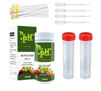 Mikiuly Kit per Test del Suolo,(Gamma 3-9),100 Strisce per Il PH del Suolo,Adatto per Giardini, Agricoltura e Piante da Interno