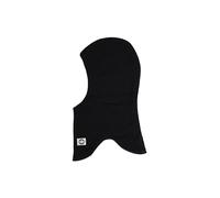 Mikk-line Berretto in lana per bambini, Balaclava per bambini, 100% senza mulesing, isolante, alta traspirabilità, passamontagna per ragazze e ragazzi, Nero , 4-5 Jahre