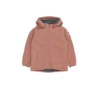 Mikk-line Giacca softshell impermeabile per bambini taglia (80 - 152) | Giacca softshell antivento traspirante per ragazze e ragazzi | Giacca imbottita in pile con catarifrangenti, Burlwood, 110