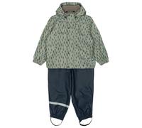 Mikk-Line - Kid's PU Rain Set with Fleece Suspension 104 - Set antipioggia 98 variopinto