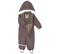 Mikk-Line - Kid's Snow Suit Solid - Tuta outdoor 116 marrone/grigio