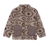 Mikk-Line - Kid's Teddy Mix Jacket AOP - Giacca in pile 134 marrone