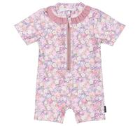 Mikk-Line - Kid's UV Suit Frill Recycled AOP - Lycra 98/104 - 3-4 Years fuchsia