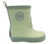 Mikk-Line - Kid's Wellies 3D Patch Barefoot - Stivali di gomma EU 34 olivia/verde
