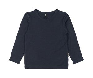 Mikk-Line - Kid's Wool/Bamboo L/S Top - Maglia merino 80 blu