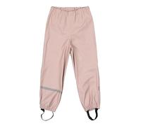 Mikk-line Pantaloni da pioggia per bambini, impermeabili e antivento, ideali per la pioggia e la fanga, per bambini con spalline regolabili, Adobe Rose., 86