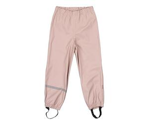 Mikk-line Pantaloni da pioggia per bambini, impermeabili e antivento, ideali per la pioggia e la fanga, per bambini con spalline regolabili, Adobe Rose., 86