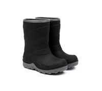 Mikk-line Stivali termici | Stivali invernali in gomma termica | Imbottiti | Impermeabili | Caldi e isolanti | Antivento | Stivali termici in gomma naturale | Ultra Caldi | Stivali da neve, Nero , 24